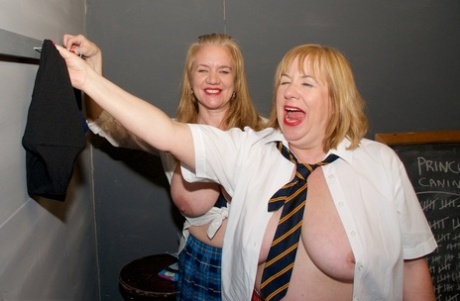 Naughty sweethearty is tasting old teacher\'s hard ramrod